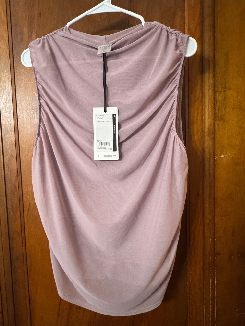 CALIA by Carrie Underwood Lavender Sleeveless Drape Back Workout Tank size XXL